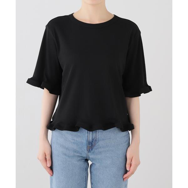 tシャツ 半袖 ハイツイストコットン WAVE Tシャツ レディース