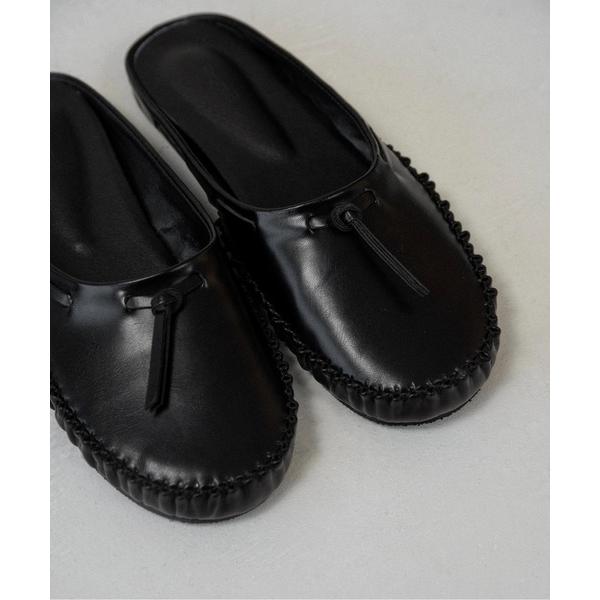 デッキシューズ モカシン tied detail moccasin sabo / タイディテールモカシンサボ レディース