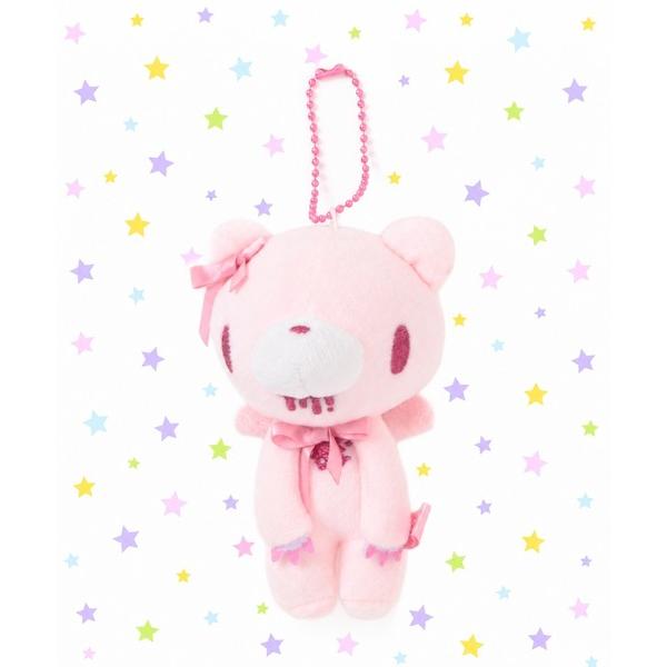 キーホルダー 「nini toys」「いたずらぐまのグル〜ミ〜」ぬいぐるみキーホルダー/マスコット/エンジェル