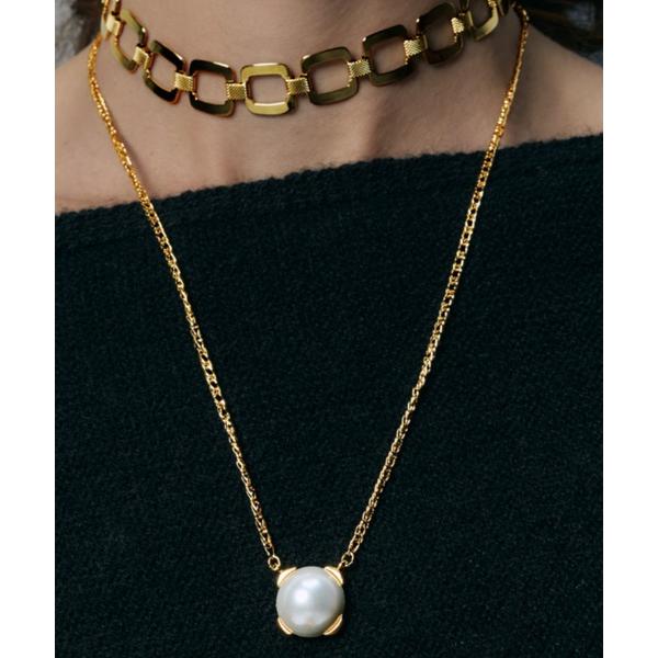 ネックレス 「IRIS 47」contour necklace/コントアー ネックレス レディース