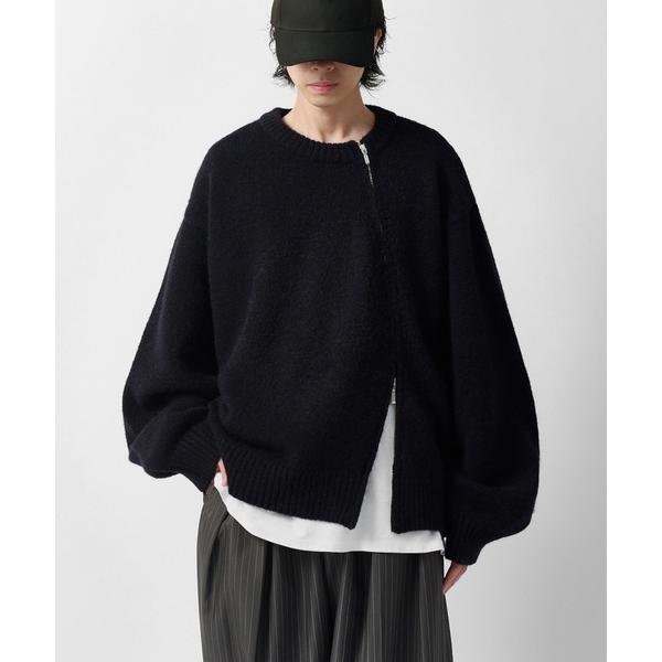 セーター ニット 「Neucon」TWIST-ZIP DESIGN OVER KNIT / ツイストジップデザインオーバーニット メンズ