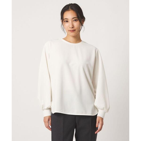tシャツ ジョーゼット クルーネック プルオーバー 「A DAY IN THE LIFE」 レディース