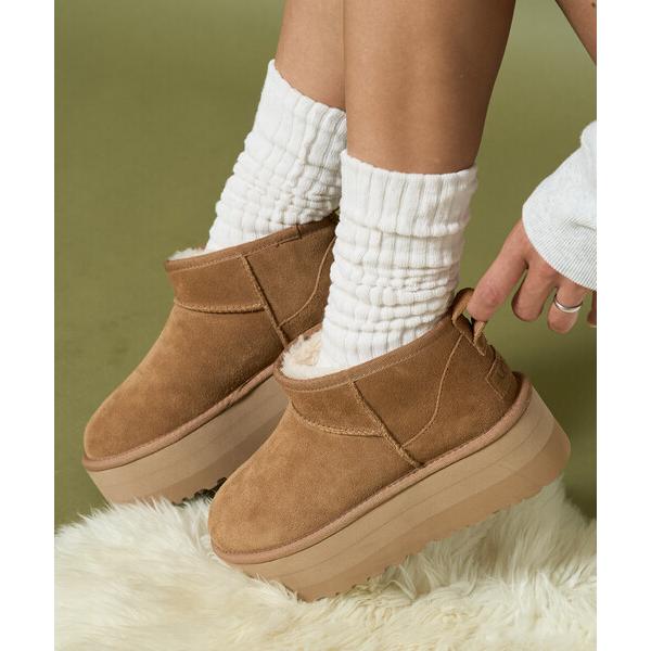 ugg ショート ムートン ブーツ 限定展開 UGG/アグ W CLASSIC ULTRA MINI PLATFORM/ウィメンズ クラシック ウルトラ ミニ プラットフォーム「6~8サイズ展開」