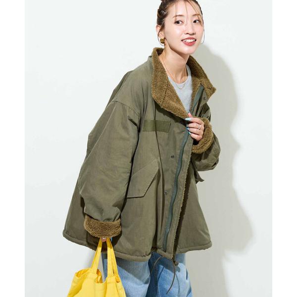モッズコート コート 限定展開　M65 リバーシブル ボア ショート コート レディース