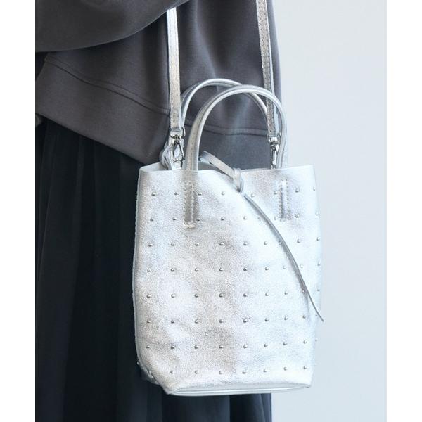 トートバッグ 小さめ ミニ MILLELA FIRENZE スタッズミニトートBAG レディース