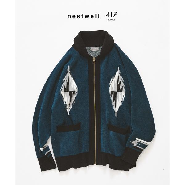 カーディガン 「NESTWELL / ネストウェル」417別注 カウチンニット メンズ