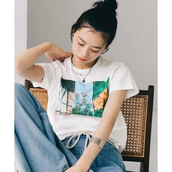 tシャツ 半袖 リブ イン コンフォート カメラマン白井真斗さんとつくった やさしさがつながるインドオーガニックコットンＴシャツ「ホワイト」
