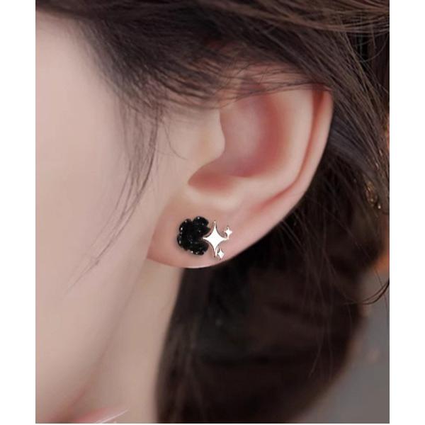 ピアス カラーローズモチーフスターダストペアピアス(MA/EK172) レディース