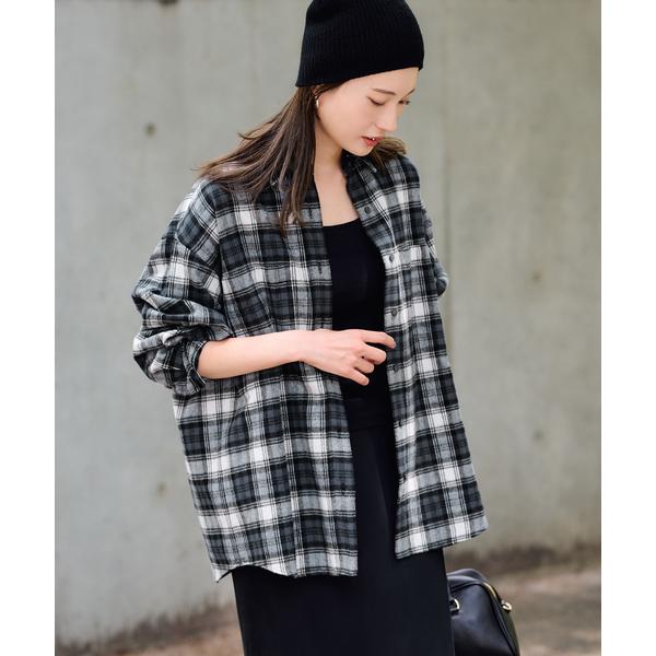 ブラウス シャツ ネルチェックシャツNEW レディース