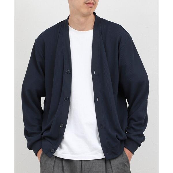 カーディガン ウォッシャブル ワッフルカーディガン 26AW メンズ