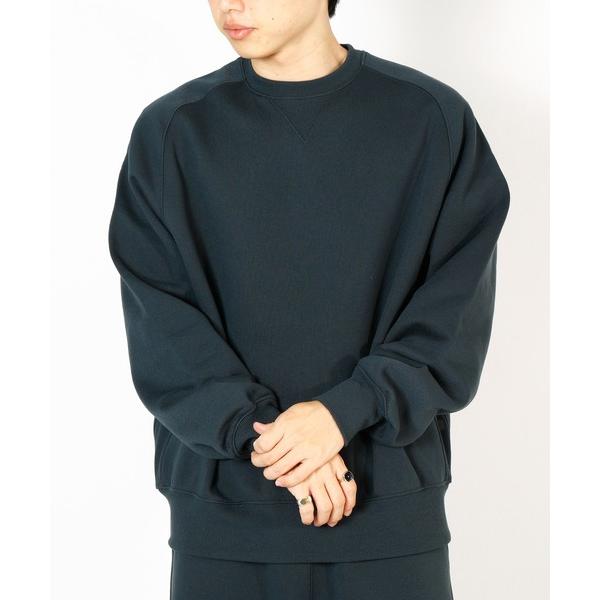 トレーナー スウェット 裏起毛 TECH SWEAT CREW FREEDOM SLEEVE BE-51026W メンズ