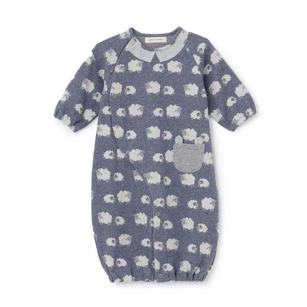 ベビー服 ロンパース オーガニックジャカード2WAYオール「日本製」