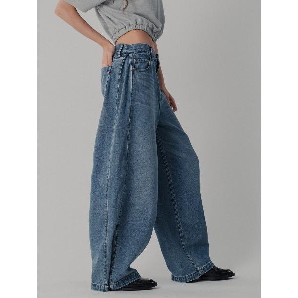 ジーンズ デニム デニムパンツ LOW WAIST EXL DENIM レディース