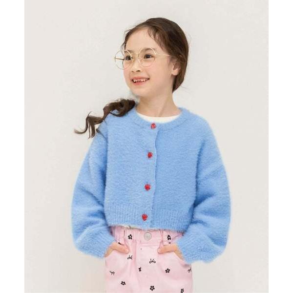 カーディガン 「洗濯機で洗える」シャギーカーディガン キッズ 子供服 女の子