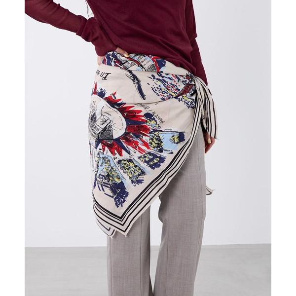 スカーフ バンダナ 「BINDU」大判スカーフ-Mid Paris Map Scarf レディース