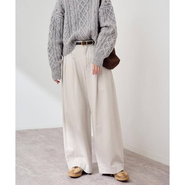 ワイドパンツ チノパン 「追加」SLOUCHY LIGHT CHINO パンツ 2 レディース