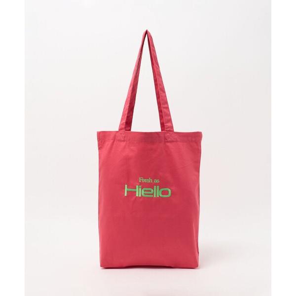 トートバッグ 「HIELLO」ロゴ トート バッグ メンズ レディース