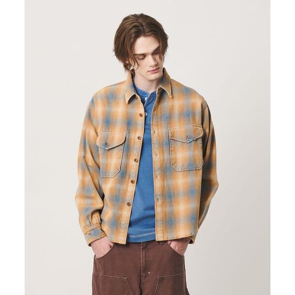 シャツ 「PENDLETON × CGS.」ダメージ ネル チェック シャツ メンズ レディース