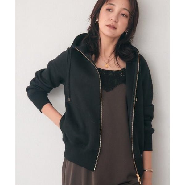 パーカー 「WEB限定」スポンジダンボールZIPパーカーカットソー（秋服） レディース