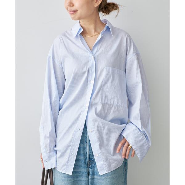 ブラウス シャツ Albini Wash Shirt(stripe) レディース