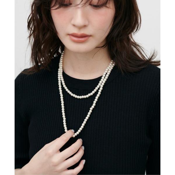 ネックレス 「LARUTA」ロングパールネックレス レディース