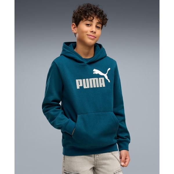 パーカー PUMA プーマ ボーイズ ESS 2 カラー NO.1 ロゴ フーディ 裏起毛 120-160cm キッズ 子供服 男の子 女の子