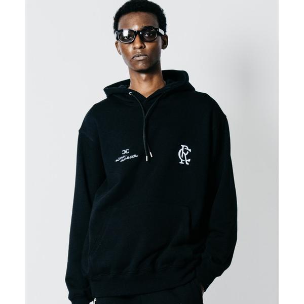 パーカー DUAL-CHEST EMBROIDERED PULLOVER SWEAT HOODIE メンズ