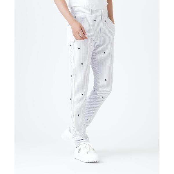 パンツ 「PEARLY GATES」鹿の子サッカーストライプパンツ (MENS) メンズ
