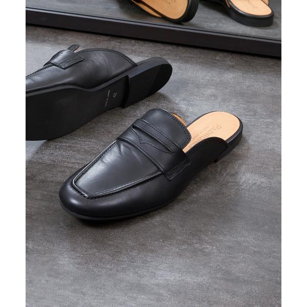 ローファー PADRONE パドローネ / FT CUTOFF Loafer フラットソールカットオフレザーローファー / PU8395-2001 メンズ