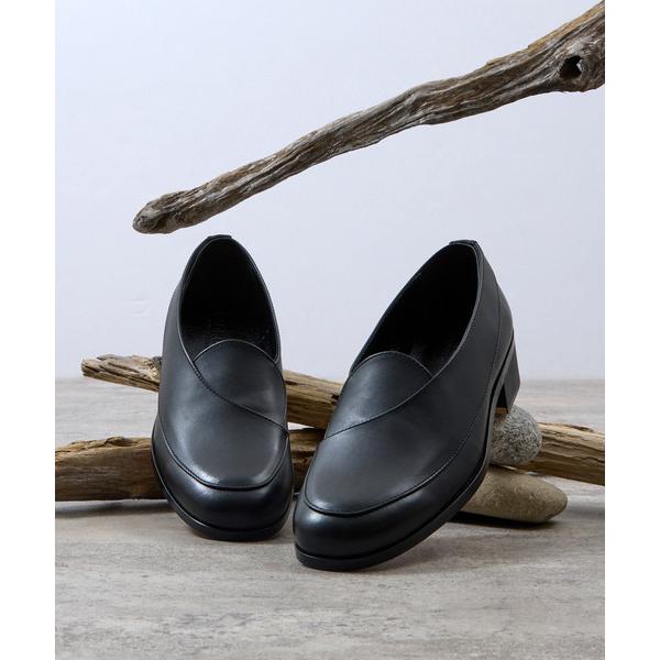 スリッポン PADRONE パドローネ / BL WRAP-AROUND SLIP-ON ラップアラウンドスリッポンレザーシューズ ヴァンプローファー / PU8395-2303 メンズ