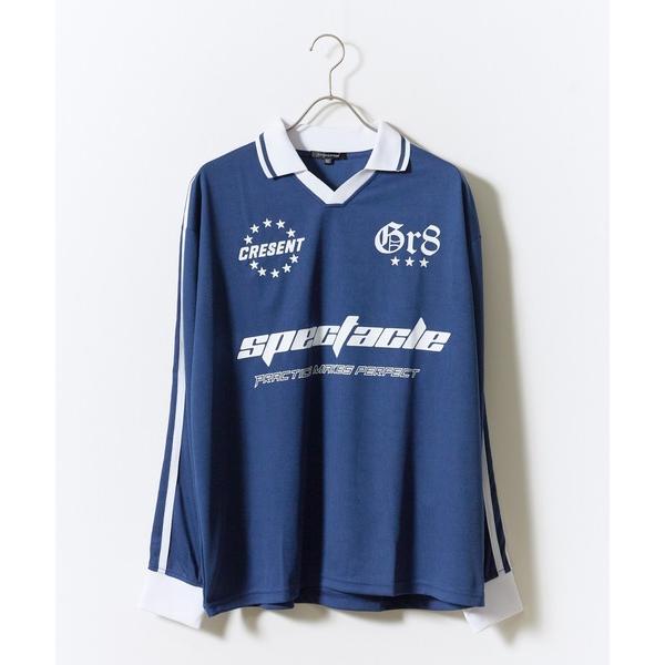 tシャツ 長袖メッシュ ゲームシャツ  Vネック ストリート スポーツMIX カジュアル ブロークコア 2026秋冬 秋服 メンズ レディース