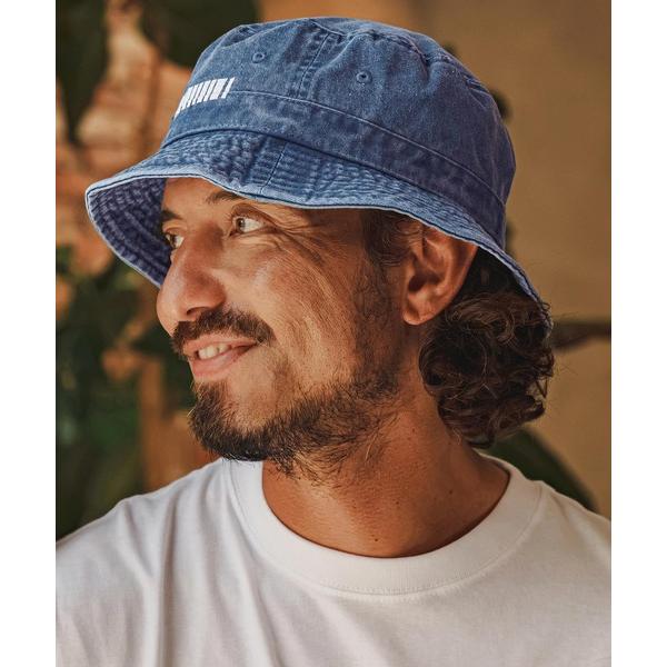 帽子 ハット メンズ mko13926- Barcode Embroidery Pigment Dyed Bucket Hat バケットハット(F26F290) メンズ レディース