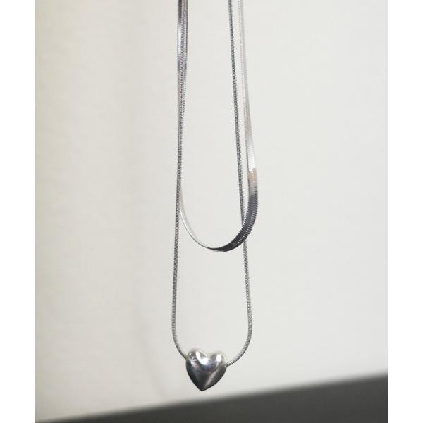 ネックレス heart chain necklace レディース