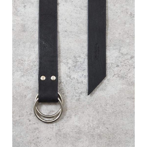 ベルト PADRONE パドローネ / LEATHER RING BELT モストロレザーダブルリングベルト / PG9995-5015 メンズ レディース
