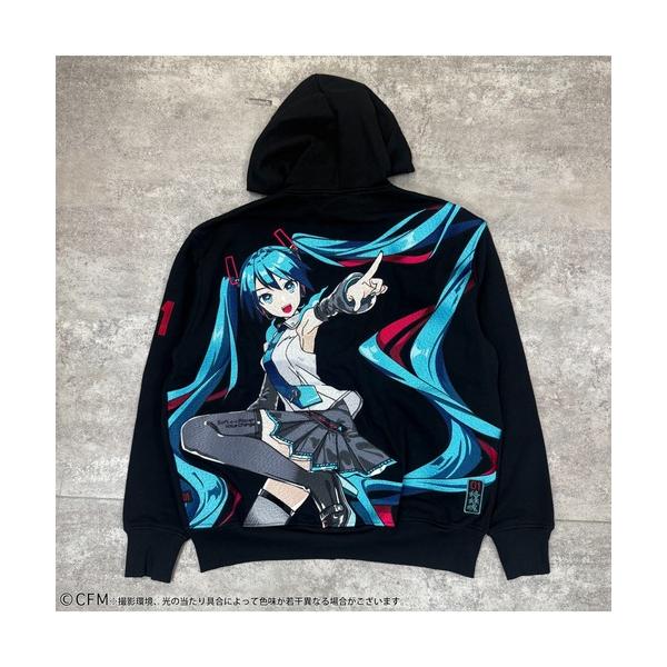 パーカー 「HATSUNE MIKU /初音ミク」ミクバクオンパーカー「Z」 メンズ レディース