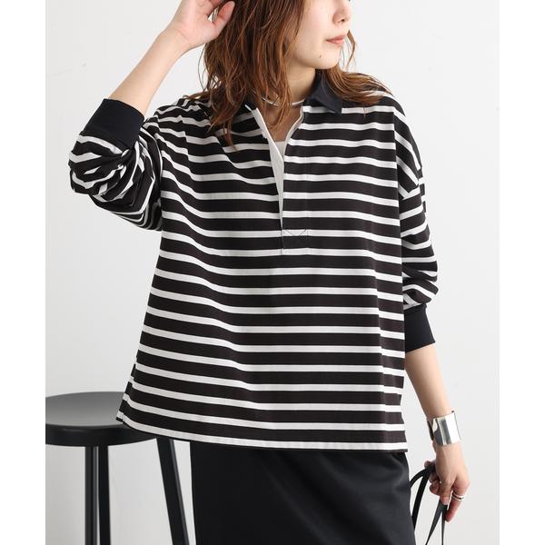 tシャツ ラガーボーダーシャツ レディース