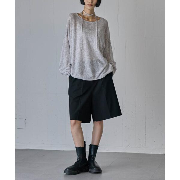 ハーフパンツ パンツ 短パン きれいめはっ水タックハーフパンツ「サスティナブル」 レディース