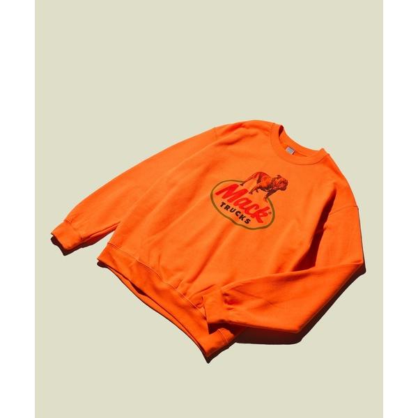 トレーナー スウェット 裏起毛 MACK TRUCKS / マックトラックス 70S LOGO CREW SWEAT 企業ロゴ クルーネックスウェット メンズ レディース