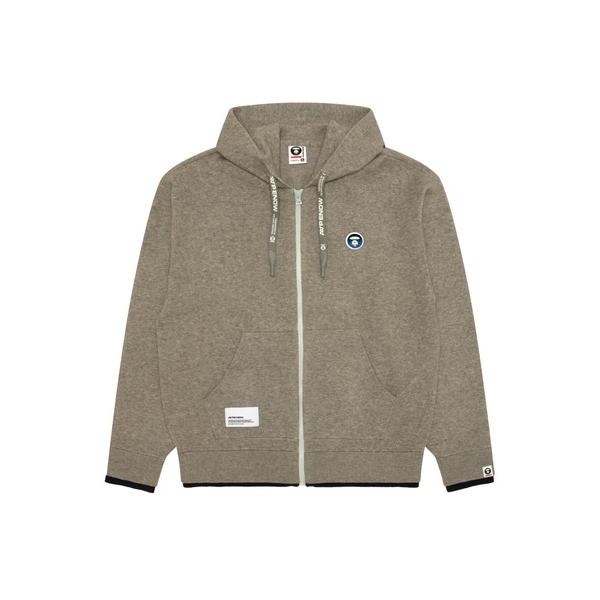 セーター ニット AAPE NOW ZIP UP HOODIE KNIT メンズ