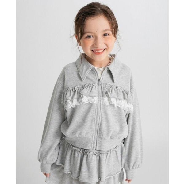 コート アウター 襟付き裏毛ジャケット キッズ 子供服 女の子