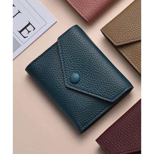 財布 urbanfemine./シボデザイン コンパクトウォレット ミニ財布 三つ折り財布 レディース U7649 レディース