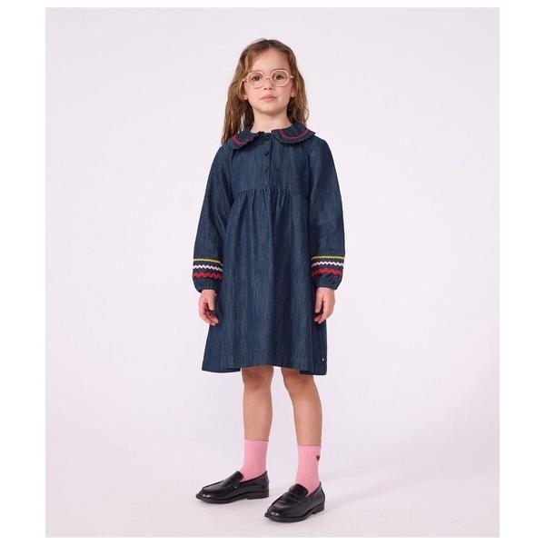ワンピース デニム長袖ワンピース キッズ 子供服