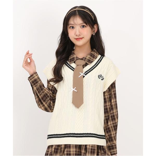 ベスト PINKHUNT ニットベスト 1993K キッズ 子供服 女の子