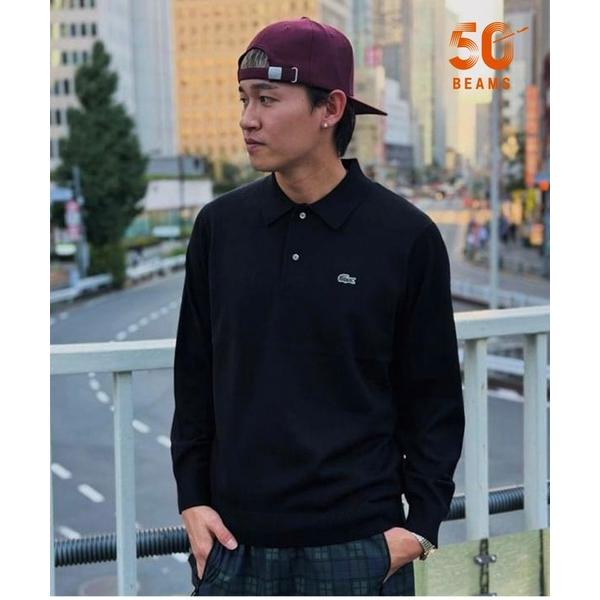 ポロシャツ 「MEN」「別注」LACOSTE / ロングスリーブ ニット ポロ メンズ