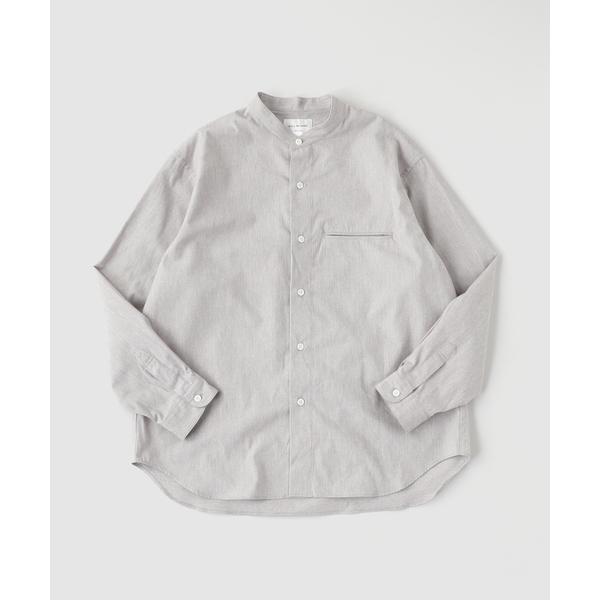 シャツ STILL BY HAND / スティルバイハンド  Silk nep band collar shirt メンズ