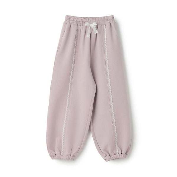 ワイドパンツ パンツ 「人気商品再入荷」「直営店で取り扱い無し」レースライン ロングパンツ キッズ 子供服 女の子
