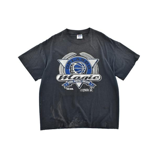 tシャツ 「USED」90's TRENCH ”ORLANDO Magic” バスケ Tシャツ USA製 メンズ レディース