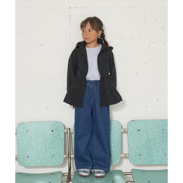 ブルゾン アウター フード収納ティアードマンパ キッズ 子供服 女の子