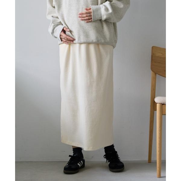 マタニティ ストレッチ コーデュロイ マタニティ スカート 妊婦服 産前 産後 マタニティウェア ロングスカート ウエストゴム 締め付けない「産前産後兼用」