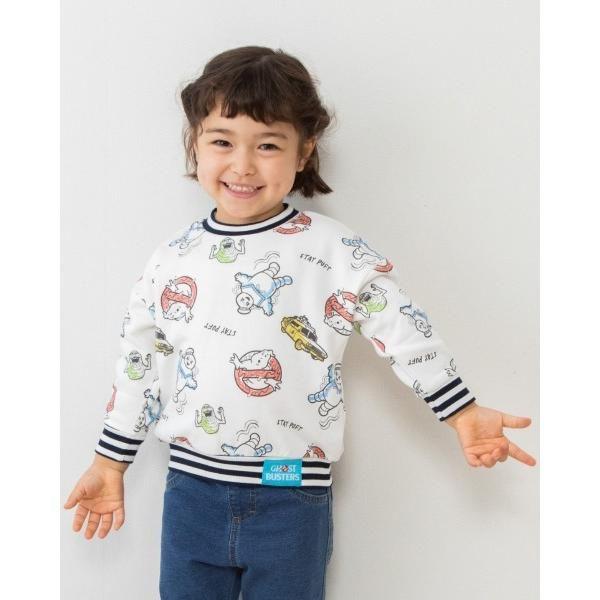 トレーナー 「10/2(金)発売」＊Chimajiro0730さんコレクション＊ ゴーストバスターズ 総柄トレーナー キッズ 子供服 男の子 女の子